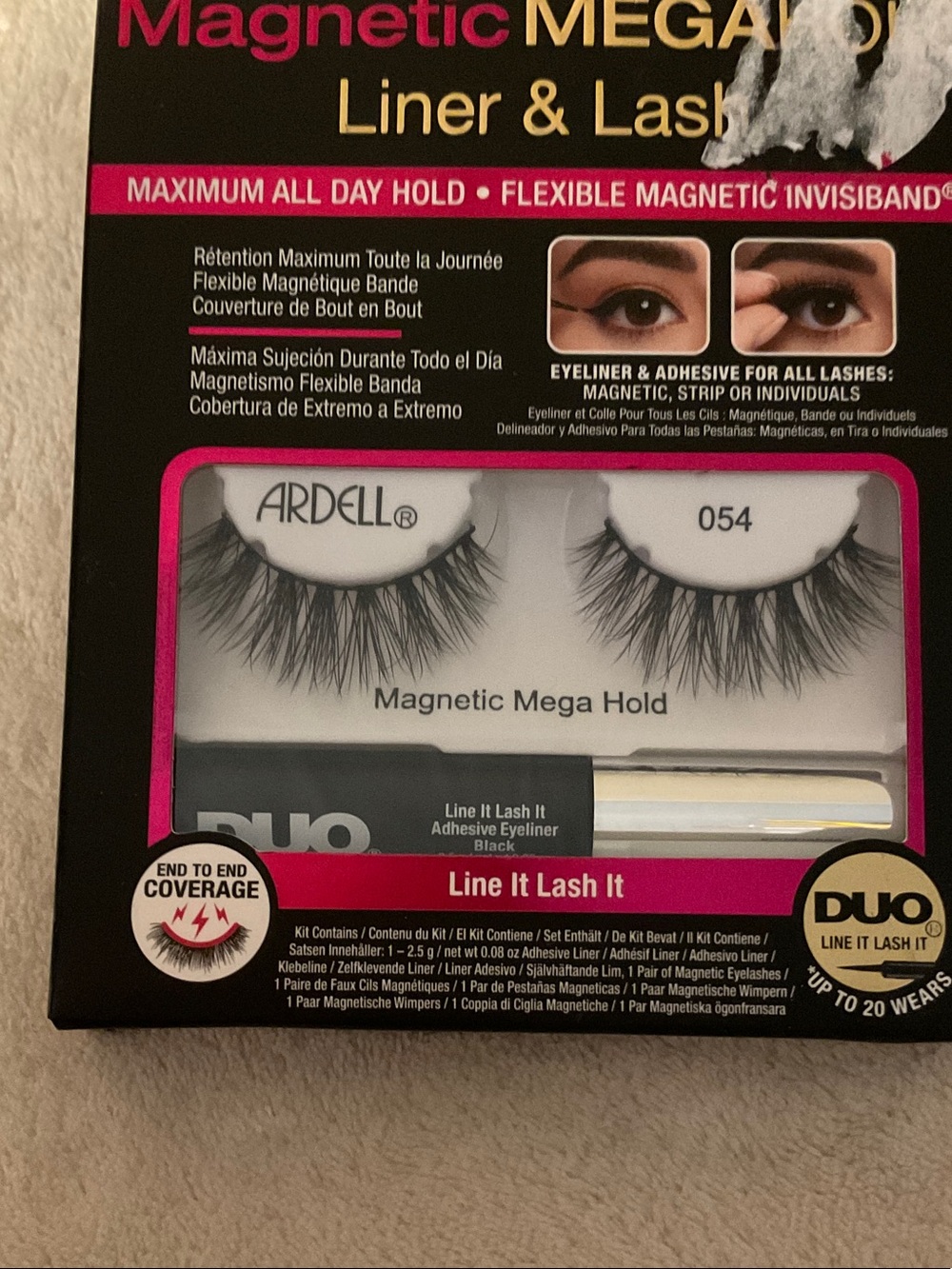 Ardell Magnetic Mega Liner & Lash Kit - Black - Picture 2 of 3